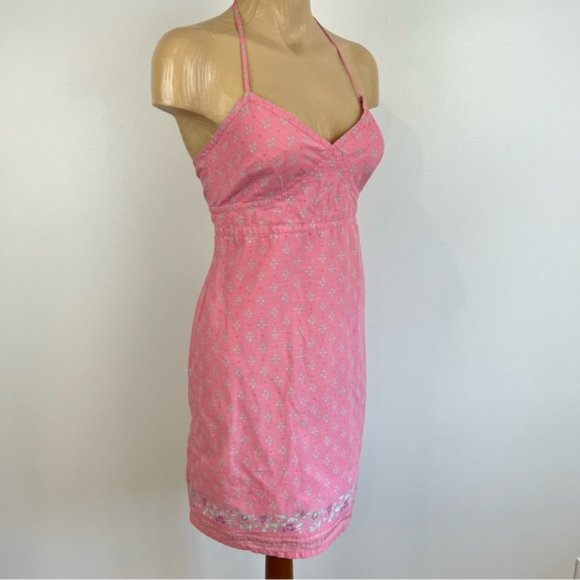 GAP Dresses & Skirts - Vintage Y2K Hot Pink Haltertop Handkerchief Mini Dress from Gap